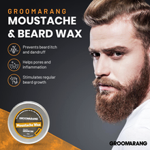 Load image into Gallery viewer, Groomarang Original Moustache Wax - Strong Hold for a Perfectly Styled Moustache - 15ml &amp; 30ml