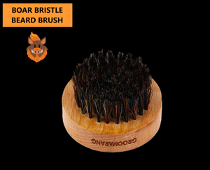 Groomarang 'O' Boar Bristle Beard Brush