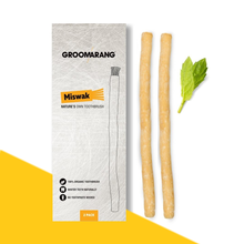 Load image into Gallery viewer, Groomarang Miswak 2 Pack - Natural &#39;On the Go&#39; Teeth Cleaning