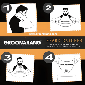 Groomarang Beard Catcher Beard Cape - Less Mess, Better Beard!